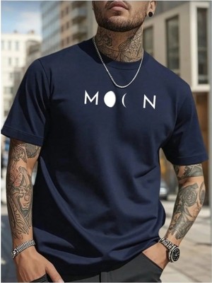 Luliana 1.kalite Baskılı Oversize T-Shirt Günlük Tişört Trend Moda ve Modern Stil Styel %100 Organik Pamuk Relaxed