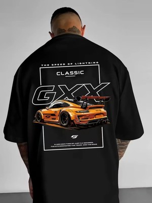 Luliana 1.kalite Baskılı Oversize T-Shirt Günlük Tişört Trend Moda ve Modern Stil Styel %100 Organik Pamuk Relaxed