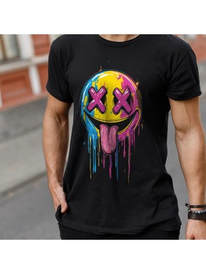 Luliana Baskılı Premium Kalite Yıkama Sokak Stili Oversize T-Shirt