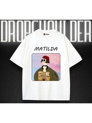 Luliana Baskılı Premium Kalite Yıkama Sokak Stili Oversize T-Shirt