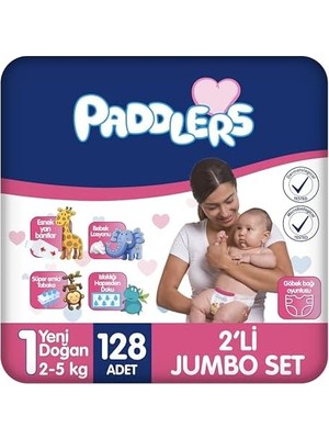 Esplendor Yenidoğan Bebek Bezi 1 Numara (2-5 Kg) 128 Adet – 2’li Set