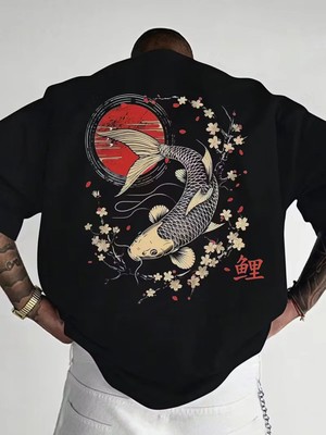Luliana 1.kalite Baskılı Oversize T-Shirt Günlük Tişört Trend Moda ve Modern Stil Styel %100 Organik Pamuk Relaxed