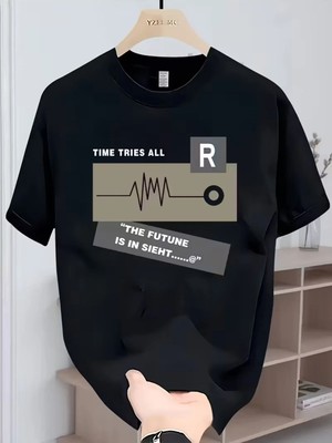 Luliana 1.kalite Baskılı Oversize T-Shirt Günlük Tişört Trend Moda ve Modern Stil Styel %100 Organik Pamuk Relaxed