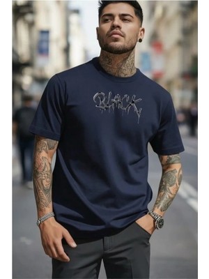 Luliana 1.kalite Baskılı Oversize T-Shirt Günlük Tişört Trend Moda ve Modern Stil Styel %100 Organik Pamuk Relaxed