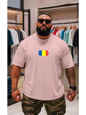 Luliana 1.kalite Baskılı Oversize T-Shirt Günlük Tişört Trend Moda ve Modern Stil Styel %100 Organik Pamuk Relaxed