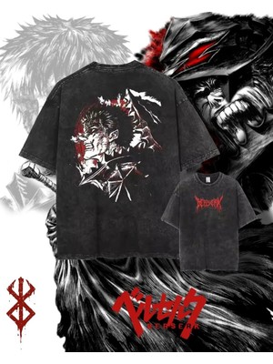Luliana Baskılı Premium Kalite Yıkama Sokak Stili Oversize T-Shirt