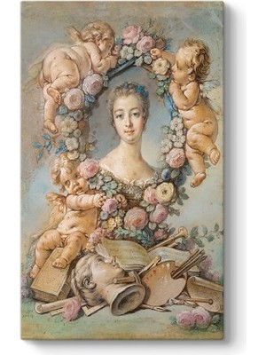 Esplendor François Boucher - Madame De Pompadour Tablosu 60 x 100