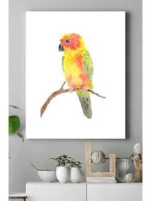 Esplendor (PSTER16205) Sanatsal Papağan Hayvan Kanvas Tablo 21 x 30