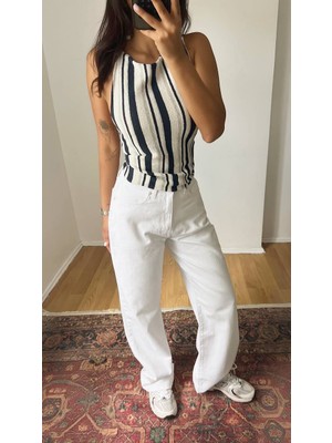 Aida Fashion Pamuklu Palazzo Jeans