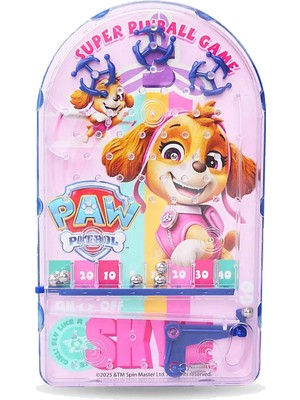 Upstyle Pinball Oyunu Paw Patrol Nostaljik Retro Eğitici El Oyunu Pilsiz 2+ Yaş Çocuk Oyuncak