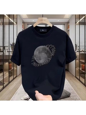 Luliana Baskılı Premium Kalite Yıkama Sokak Stili Oversize T-Shirt