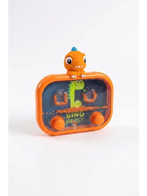 Upstyle Işıklı Su Oyunu Dinozor Dünyası Suda Halka Geçirme Nostaljik El Atarisi Pilsiz Su ile Çalışan 3+ Yaş