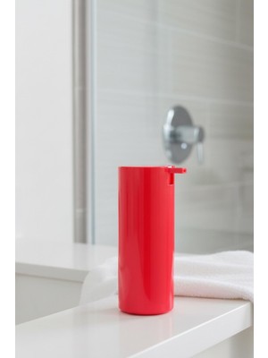 Soft Pembe Şeffaf Akrilik Sıvı Sabunluk 250 ml