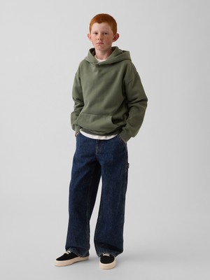 Gap Erkek Çocuk Koyu Mavi Baggy Carpenter Jean Pantolon