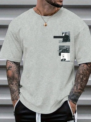 Luliana Baskılı Premium Kalite Yıkama Sokak Stili Oversize T-Shirt