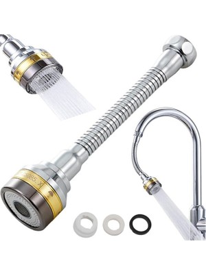 SN-29319 Üç Kademe Hız Ayarlı Su Akış Kontrollü Musluk Başlığı