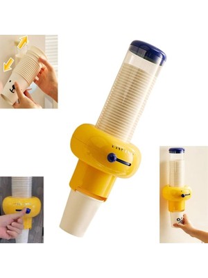 SN-29919 Kendinden Yapışkanlı Plastik - Karton Bardak Tutucu Dispenseri