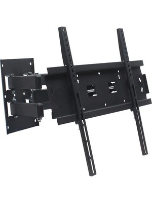 PWR-H48 22’’-55’’ Çift Kollu Kilitli Hareketli Duvar Askı Aparatı