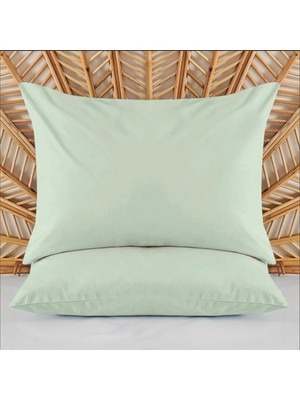 Matmel Soft Basic 2'li Yastık Kılıfı - Yeşil - 50X70 cm