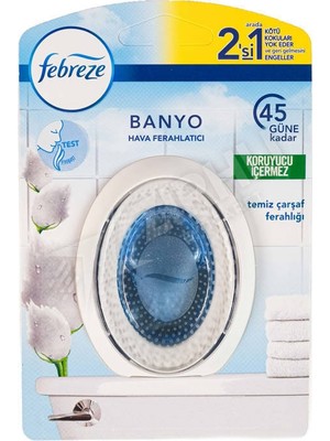 2 Adet Febreze Banyo Temiz Çarşaf Ferahlığı 7 ml