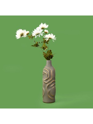 Matmel Deco Krizantem Dal Çiçek - Krem - 84 cm
