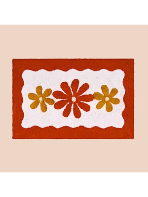 Matmel Soft Flor Tufting Banyo Paspası - Beyaz - 60X90 cm