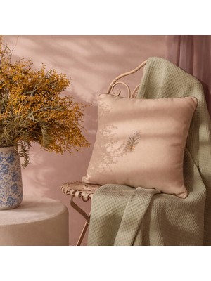Matmel Soft Daisy Kırlent Kılıfı - Bej - 42X42 cm