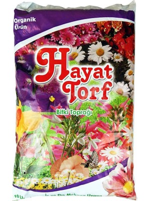 2 Adet Hayat Torf Bitki Toprağı 10 Lt