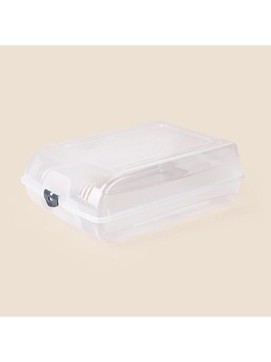 Simple Living Living Bot Çizme Ayakkabı Kutusu - Şeffaf - 38 cm