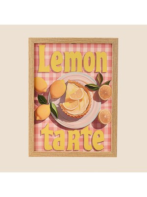 Matmel Deco Lemon Tarte Duvar Panosu - Renkli - 30X40 cm