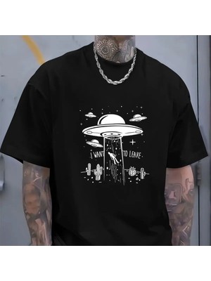 Luliana Baskılı Premium Kalite Yıkama Sokak Stili Oversize T-Shirt
