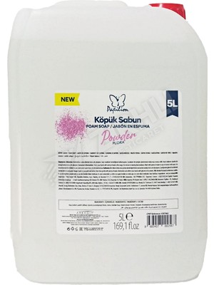 3 Adet Papilion Köpük Sabun Pudra 5000 ml