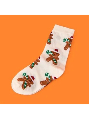 Matmel Soft Gingerbread Çorap - Ekru