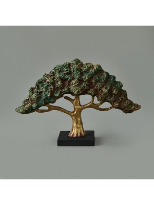 Matmel Deco Bonsai Dekor - Yeşil / Kahverengi - 22 cm