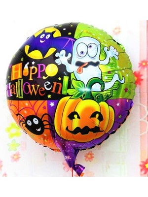 Go İthalat Halloween Örümcekli Kabaklı Folyo Balon 18 Inç (5615)