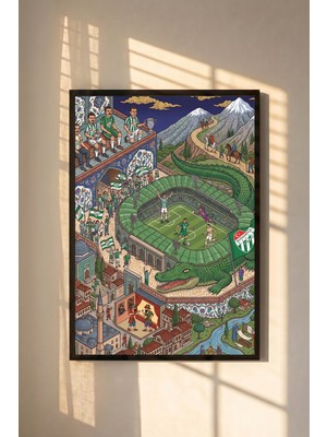 Miniaworks Nihang: Bursaspor Minyatür Tablo