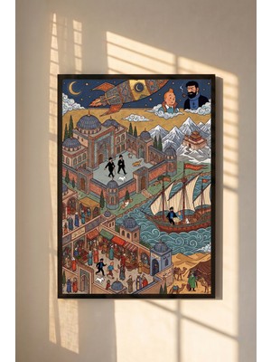 Miniaworks Çelebi: Tintin Minyatür Tablo