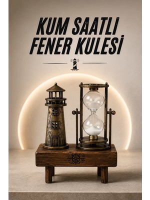 İlkyaz Fashion Eyfel Kulesi ve Deniz Feneri Dekoratif Masa Biblosu Hediyelik ILKYZHB-RS3455