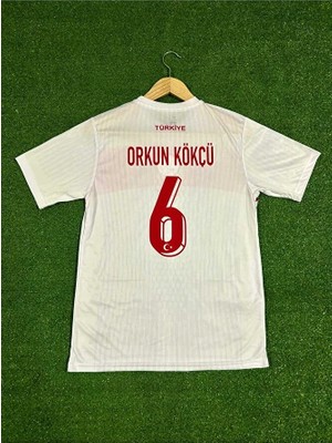 Jabuka Türkiye Euro 2024 Orkun Kökçü Yetişkin Forması (Beyaz)