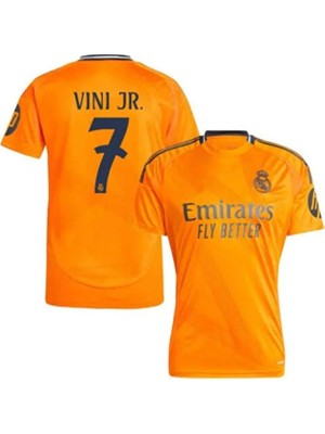 Jabuka Real Madrid 2024-25 Yeni Sezonu Vini Jr. Deplasman Yetişkin Forması