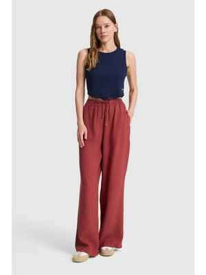 U.s. Polo Assn. Kadın Kanvas Pantolon PU-9842 Pr-Zolena