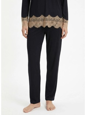 Wondergen Siyah Kadın Pijama Alt 401WON-1116-227