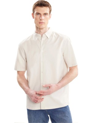 Ted Baker Ekru Erkek Gömlek TBMRSH2045