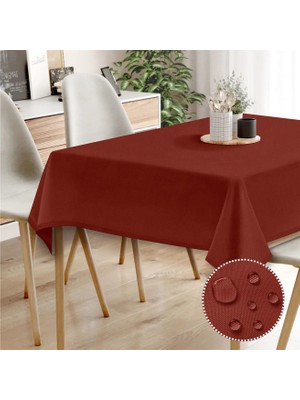 Monolisse Bordo Masa Örtüsü Canvasbordsıvıgçrmzlkttmzmasaörtüsü