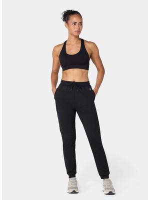 Squatwolf WL051210001 Regular Fit Sweat Jogge Siyah Kadın Sweatpant
