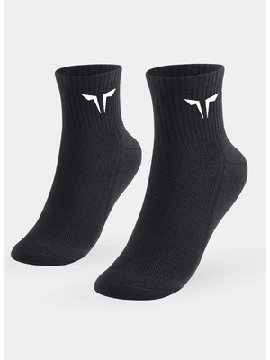 Squatwolf Siyah Unisex Çorap US050030001 Ankle Socks 3 Pack