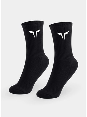 Squatwolf Siyah Unisex Çorap US050040001 Icon Crew Socks 3 Pack