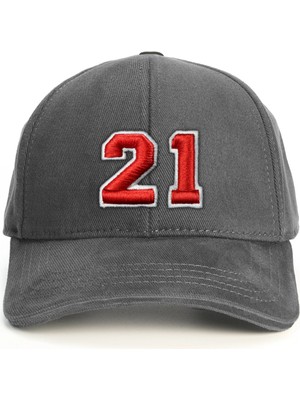 PataCute 21 Numara Kabartmalı Baseball Şapka