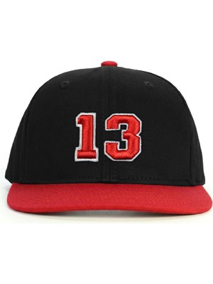 PataCute 13 Numara Kabartmalı Snapback Şapka