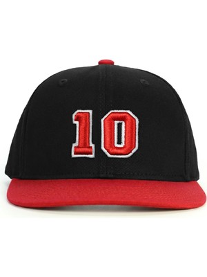 PataCute 10 Numara Kabartmalı Snapback Şapka